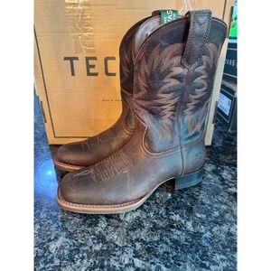 Tecovas The Dusty Mens Cigar Cowhide Western Boots 7.5 D M10089CIG0075D